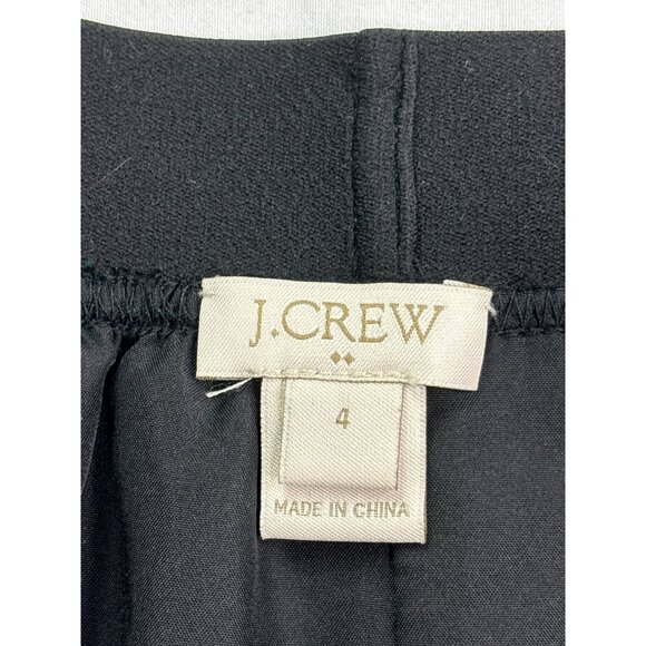 J. Crew Womens Lace A-Line Skirt Size 4 Knee Length Kelly Green Black Elastic Wa - Picture 3 of 4